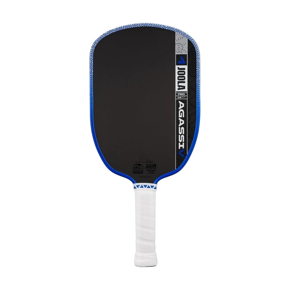 JOOLA Agassi Pro V 16mm Pickleball Paddle Royal Blue
