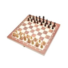 Konex Chess - 32 Wooden Pieces, Wooden Chess Board - 12 x 12 inch