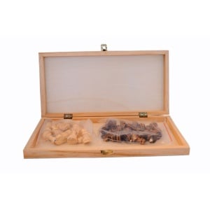 Konex Chess - 32 Wooden Pieces, Wooden Chess Board - 11 x 11 inch