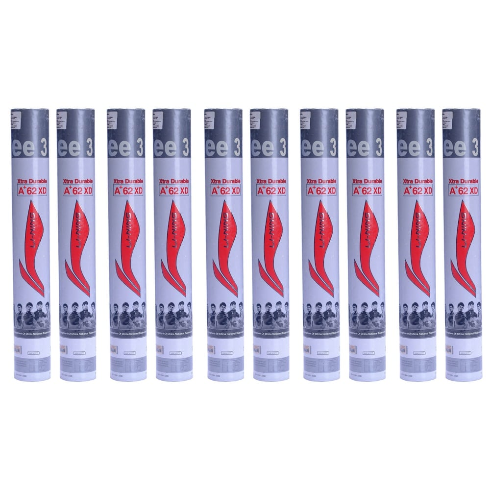 Lining A+62 XD Feather Shuttlecock (Pack of 10)