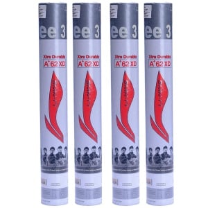 Lining A+62 XD Feather Shuttlecock (Pack of 4)