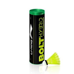 Lining Bolt Hybrid Green Cap Shuttlecock - Yellow Lining Bolt Hybrid Green Cap Shuttlecock - Yellow