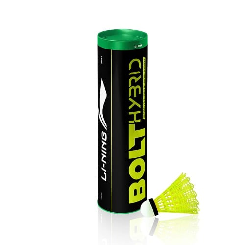 Lining Bolt Hybrid Green Cap Shuttlecock - Yellow
