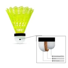 Lining Bolt Hybrid Green Cap Shuttlecock - Yellow Lining Bolt Hybrid Green Cap Shuttlecock - Yellow