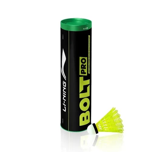 Lining Bolt Pro Green Cap Shuttlecock - Yellow