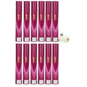 LiNing Champ Feather Shuttlecock (Pack of 12)