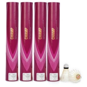LiNing Champ Feather Shuttlecock (Pack of 4)