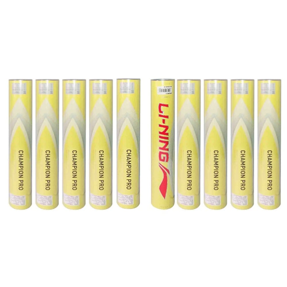 LiNing Champion Pro Feather Shuttlecock (Pack of 10)