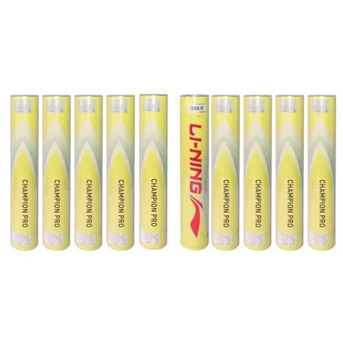 LiNing Champion Pro Feather Shuttlecock (Pack of 10)