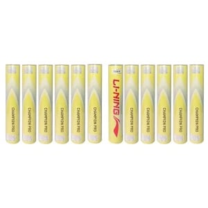 LiNing Champion Pro Feather Shuttlecock LiNing Champion Pro Feather Shuttlecock (Pack of 12)