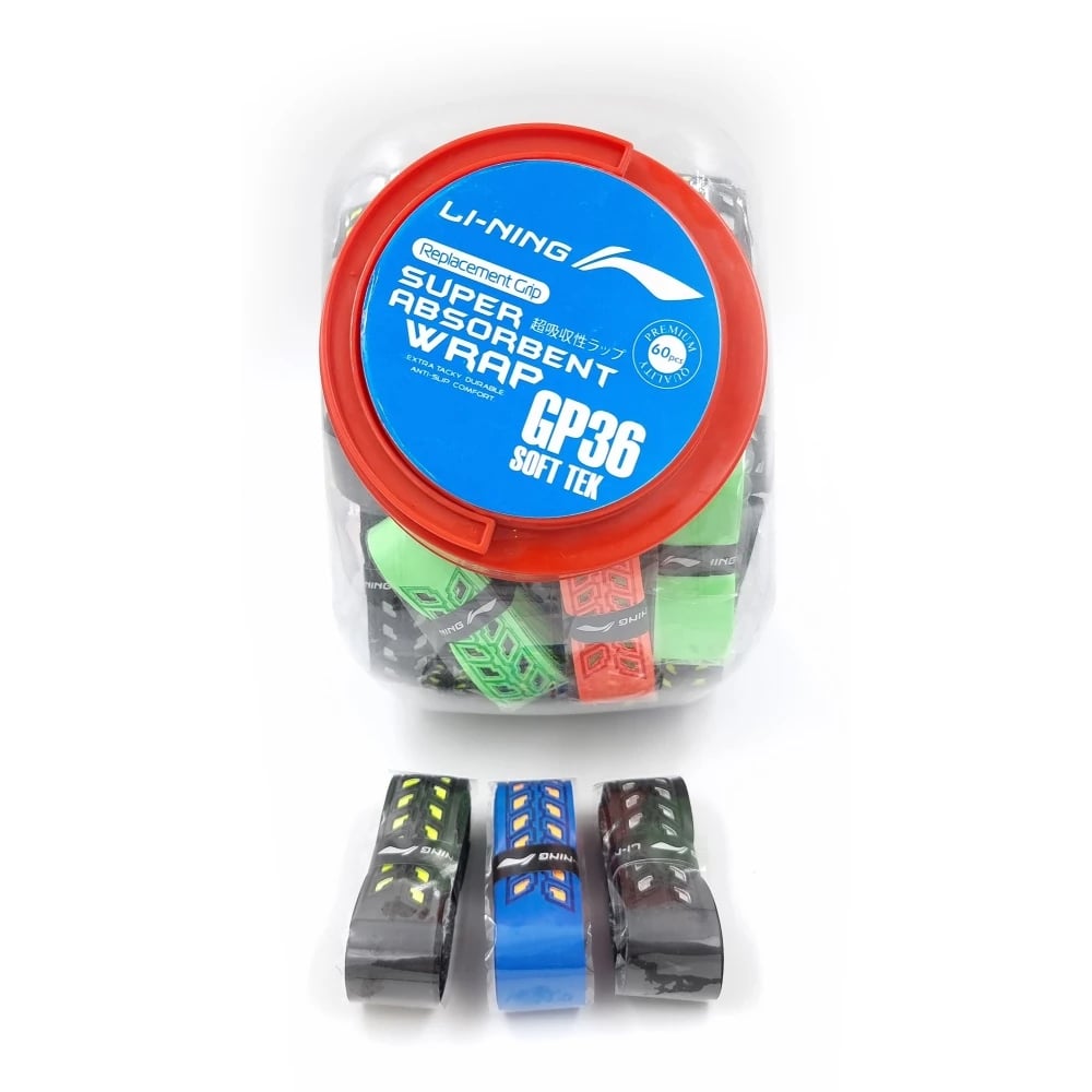 LiNing GP 36 Double Diamond Badminton Grip (Pack of 3)