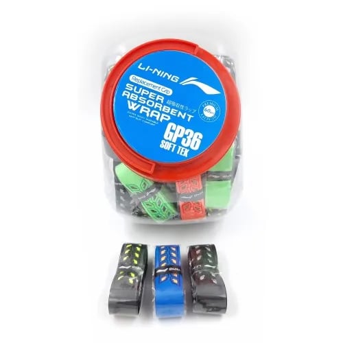 LiNing GP 36 Double Diamond Badminton Grip (Pack of 3)