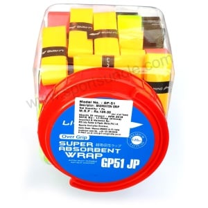LiNing GP 51 JP Badminton Replacement grip (Pack of 5) LiNing GP 51 JP Badminton Replacement grip (Pack of 5)