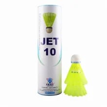 Vicky Jet 10 Nylon Shuttlecock Yellow Vicky Jet 10 Nylon Shuttlecock Yellow