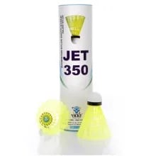 Vicky Jet 350 Nylon Shuttlecock Yellow (Pack of 2) Vicky Jet 350 Nylon Shuttlecock Yellow (Pack of 2)