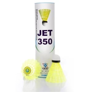 Vicky Jet 350 Nylon Shuttlecock Yellow Vicky Jet 350 Nylon Shuttlecock Yellow