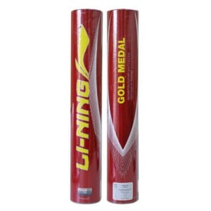 Lining GOLD MEDAL High Quality Feather Shuttlecock - Pack of 2