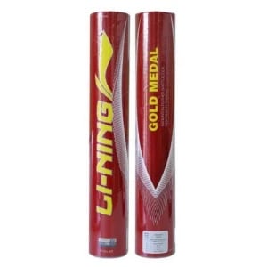Lining GOLD MEDAL High Quality Feather Shuttlecock - Pack of 2 Lining GOLD MEDAL High Quality Feather Shuttlecock - Pack of 2