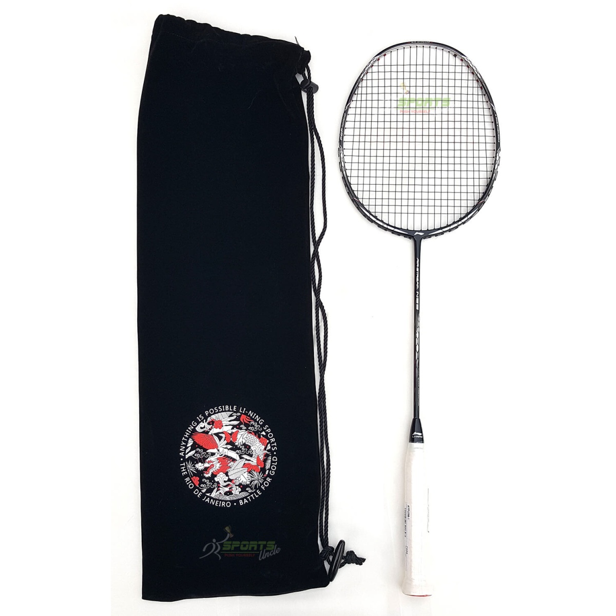 Li-Ning Air Stream N99 Chen Long Badminton Racket (Black)