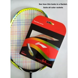 Lining AP 64 Rainbow Badminton String Lining AP 64 Rainbow Badminton String