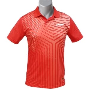 LiNing Collar Turbo Dri Stripes Design Tshirt LiNing Collar Turbo Dri Stripes Design Tshirt