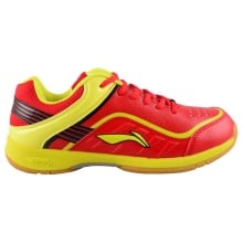 Li-Ning Play Badminton Shoes - Red/Yellow