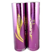 Lining Turbo T8 Nylon Shuttlecock Yellow - Pack of 2