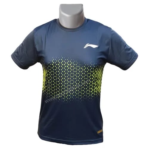 LiNing Turbo Dri Action Triangles Round Neck Tshirt