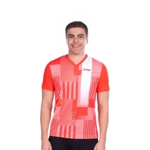 LiNing Stroke V Neck Tshirt LiNing Stroke V Neck Tshirt