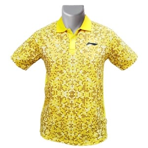 LiNing Collar Dot Mosaic Sublimation Tshirt