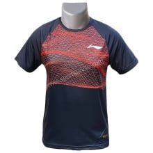 LiNing Turbo Dri Geometric Wires Round Neck Tshirt