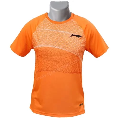 LiNing Turbo Dri Geometric Wires Round Neck Tshirt
