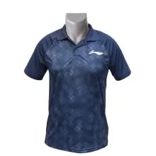 LiNing Collar Turbo Dri Illusion Squares Tshirt LiNing Collar Turbo Dri Illusion Squares Tshirt