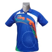 LiNing India Flag Design Polo Tshirt