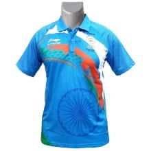 LiNing Patriotism Collar India Tshirt 