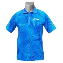 LiNing Collar Swinging Lines Sublimation Tshirt