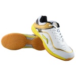 Li-Ning Play Badminton Shoes - White/Gold