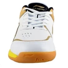 Li-Ning Play Badminton Shoes - White/Gold Li-Ning Play Badminton Shoes - White/Gold