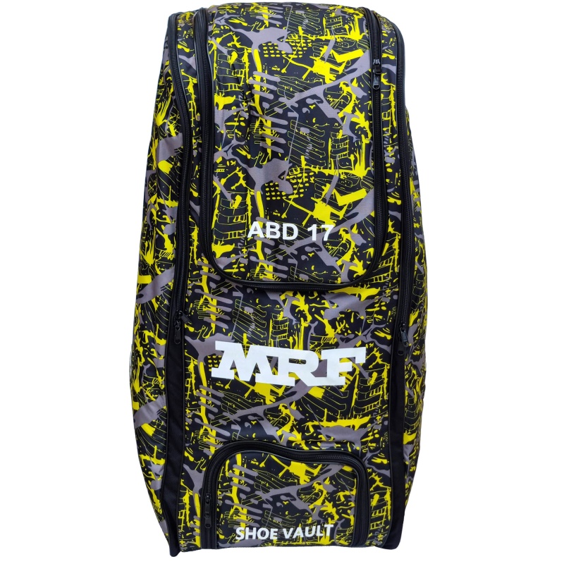Black Polyester MRF Warrior Cricket Kit Bag, For Sports