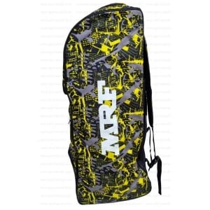 MRF ABD17 Cricket Kitbag black and yellow color ABD17 Cricket Kitbag with Wheels