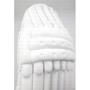 MRF Genius Grand White Cricket Batting Pads with 7 cane construction Genius Grand Batting Pads
