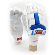 MRF Legend Cricket Batting Gloves in white Blue color MRF Legend Cricket Batting Gloves