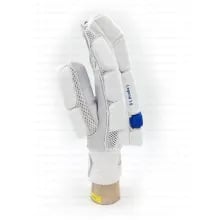 MRF Legend Cricket Batting Gloves in white Blue color MRF Legend Cricket Batting Gloves