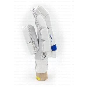 MRF Legend Cricket Batting Gloves in white Blue color MRF Legend Cricket Batting Gloves