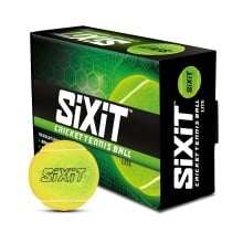 Sixit Lite Cricket Tennis Ball - Yellow, Pack of 6