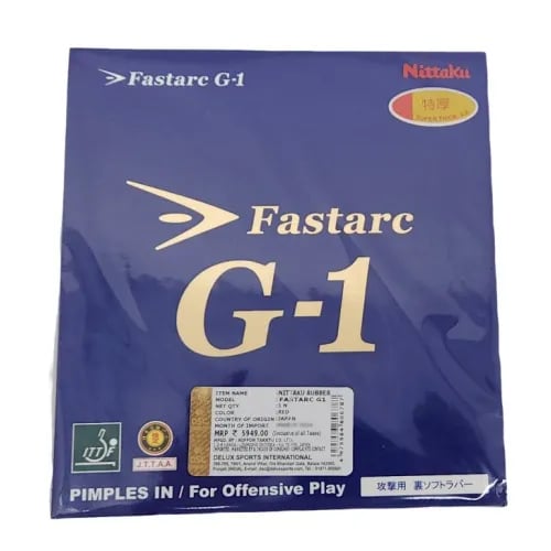 Nittaku Fastarc G-1 Table Tennis Rubber