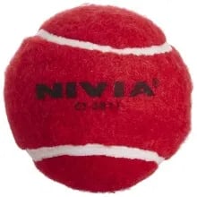 Nivia Heavy Weight Tennis Cricket Ball - Red, Pack of 12 Nivia Heavy Weight Tennis Cricket Ball - Red, Pack of 12