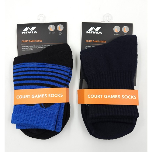 Nivia Court Games Socks Regular (pack of 2)