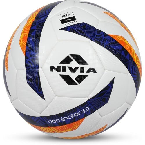 Nivia Dominator 3.0 Football - Size: 5, FIFA Basic, 32 Panel