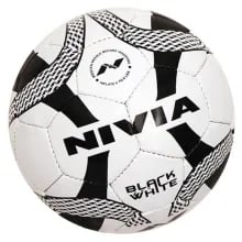 Nivia Black & White Football - Size 5 Nivia Black & White Football - Size 5